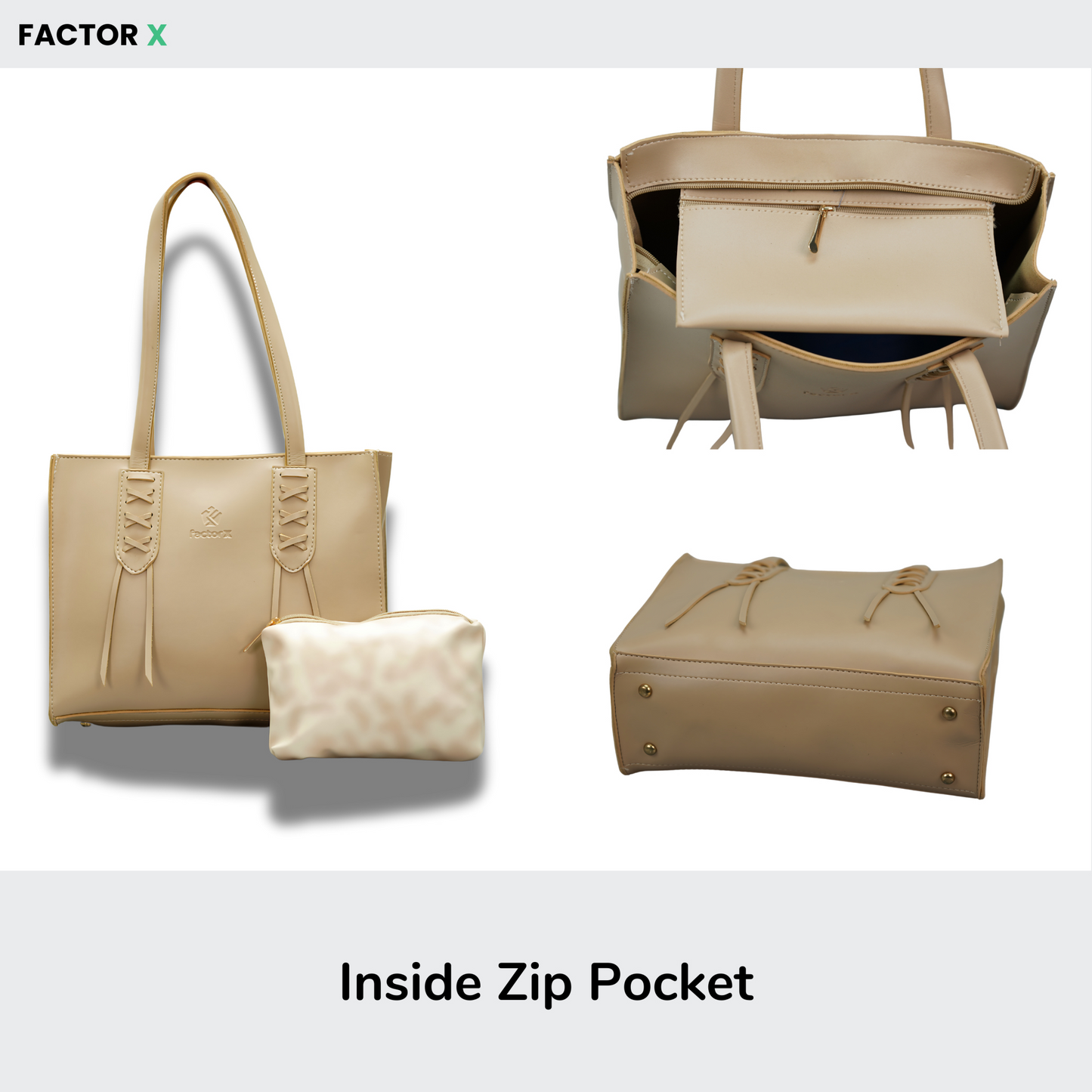 Shoulder Bag Set with Phone Pouch Ladies