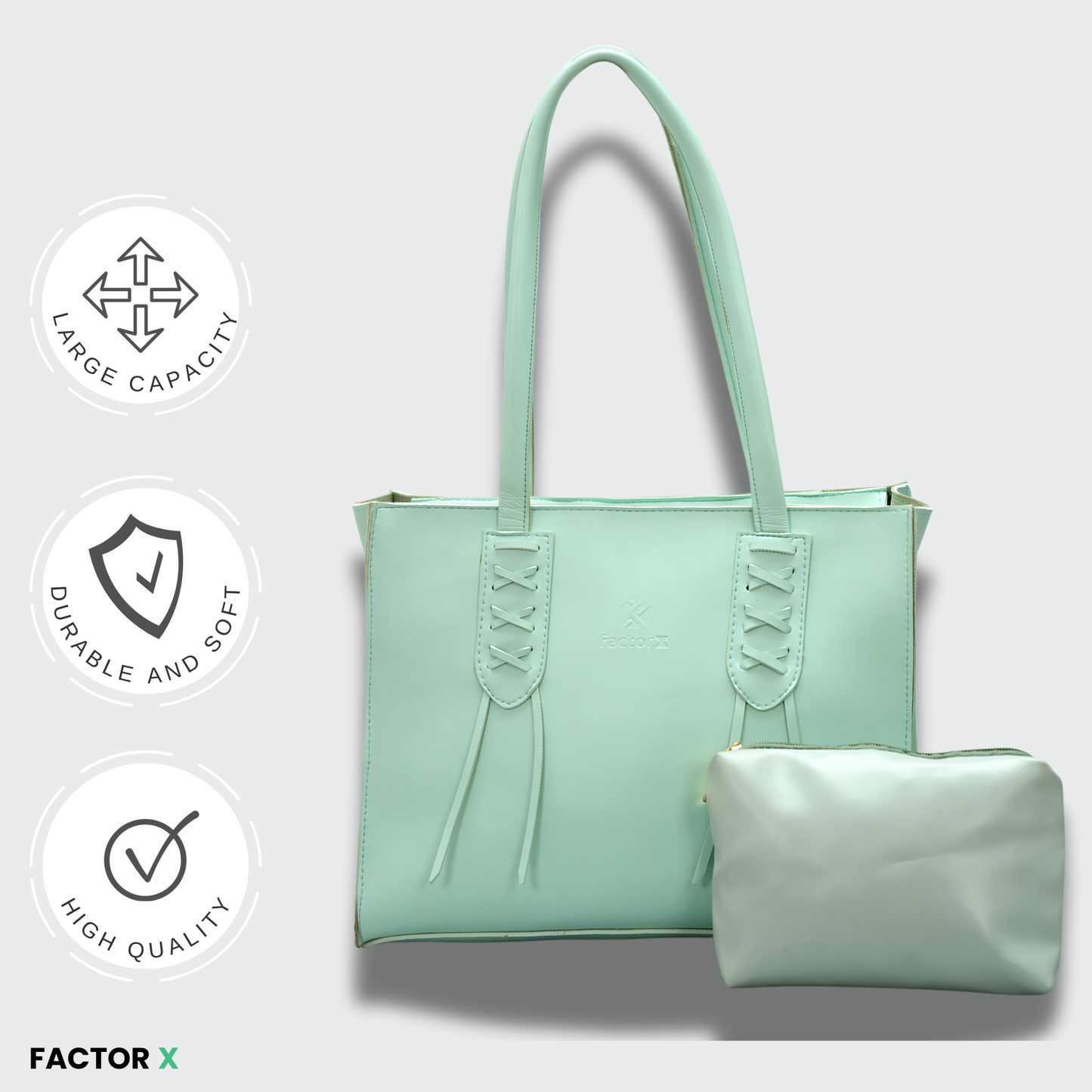 Shoulder Bag Set with Phone Pouch Ladies